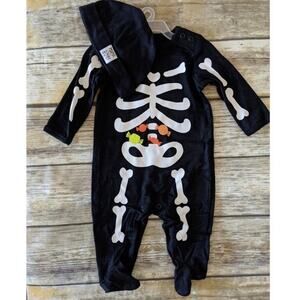 Nwt Carter's Halloween Skeleton 9m